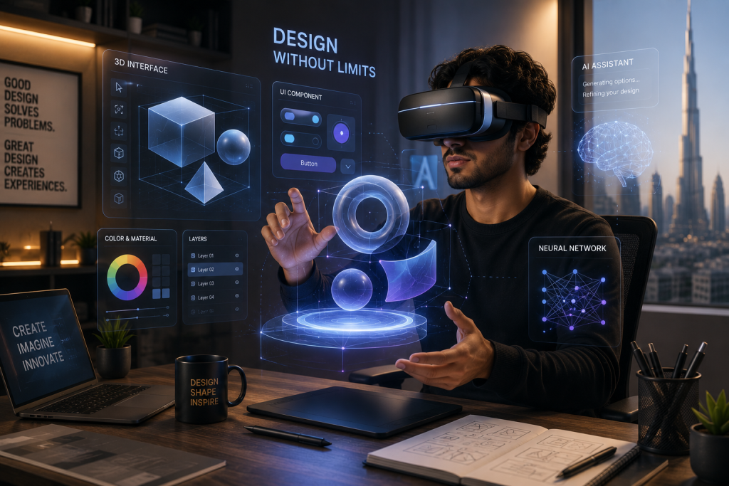 AR/VR and AI-assisted design careers after a graphic design course