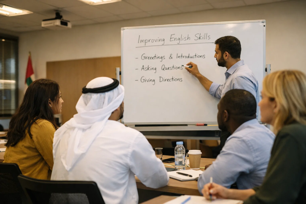 English communication short course for professionals UAE