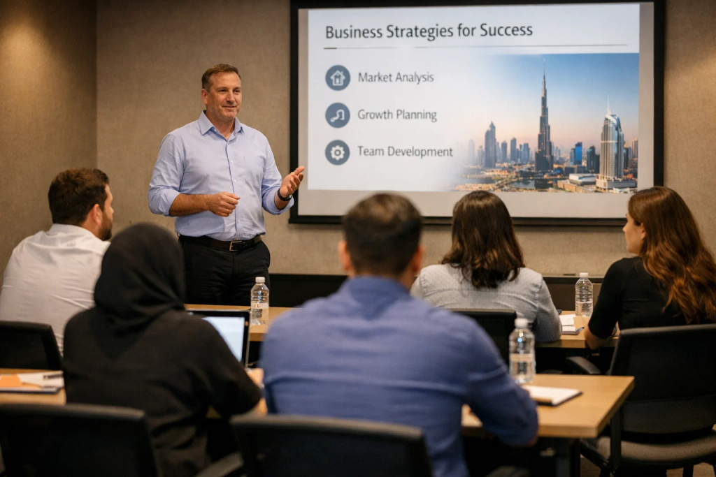 ACCA course training class at a professional institute in UAE