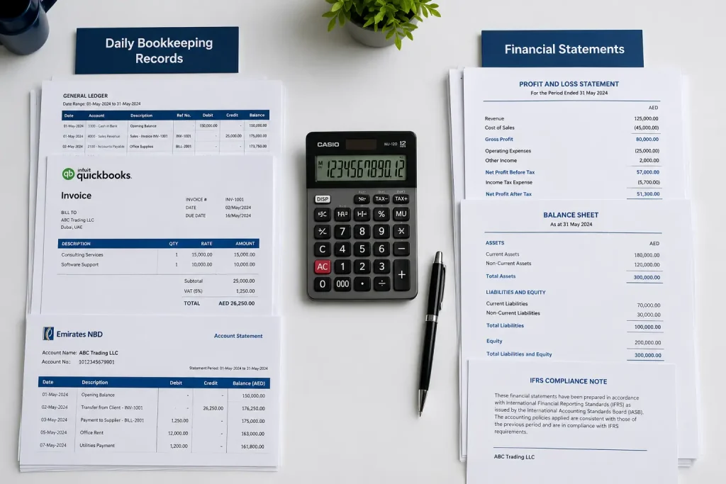bookkeeper vs accountant in UAE