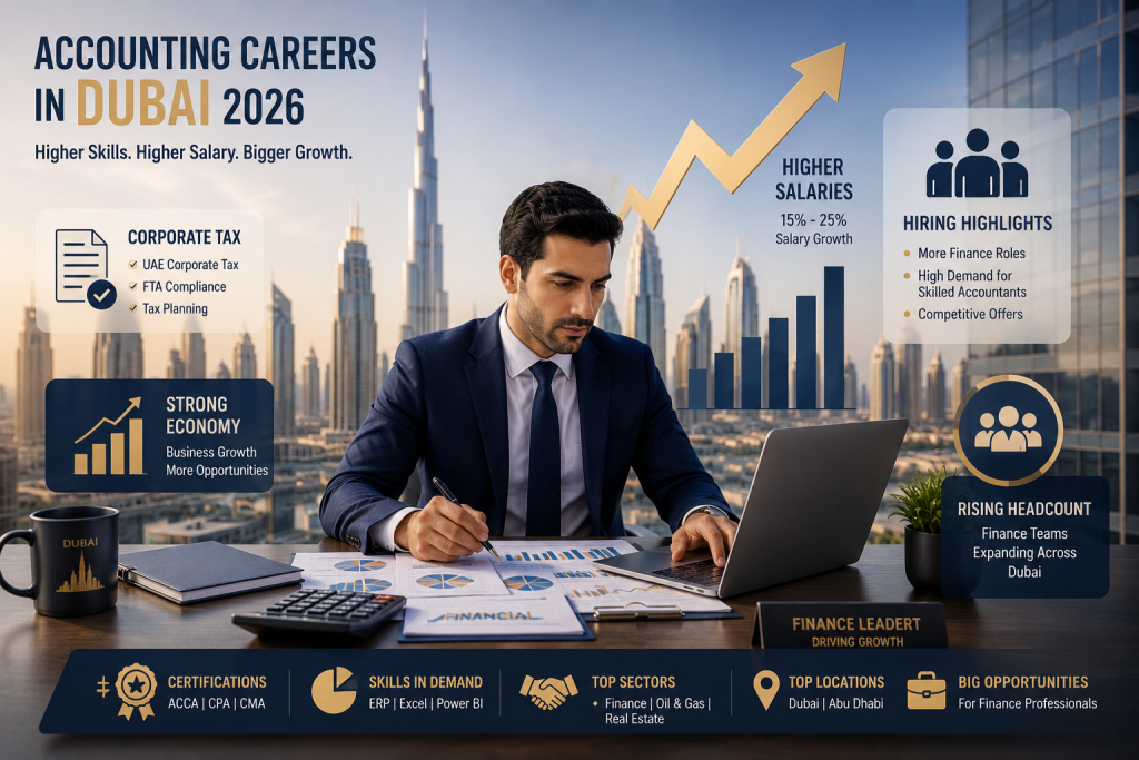 Dubai accounting job market growth in 2026 driven by UAE corporate tax