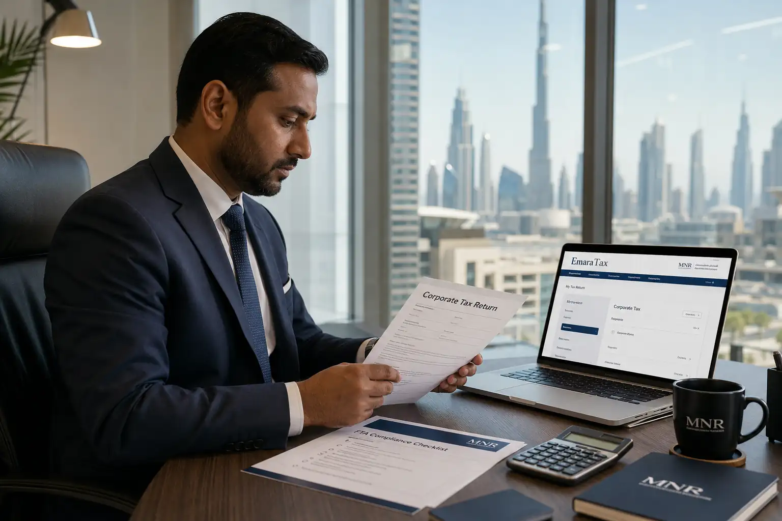 UAE corporate tax return filing