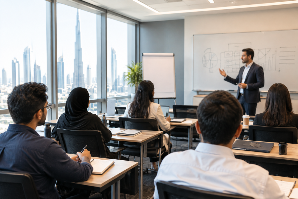 ACCA training class for accounting professionals in Dubai
